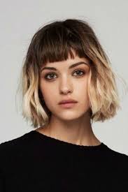 Carre Long Wavy Coiffures Carre Carre Court Frange Coiffure Frange
