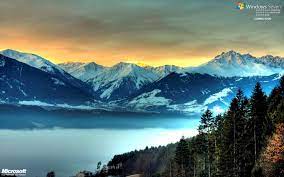 Best Wallpapers Best Windows 7 Wallpapers Hd Collection Wallpoh Com Landscape Wallpaper Mountain Landscape Nature Photos