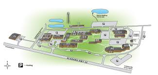 Desoto state park is conveniently located only 8 miles northeast of fort payne, alabama; Campus Map Northeast Alabama Community College