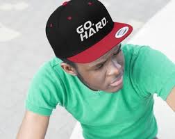 Unisex Go Hard Flat Bill Hat
