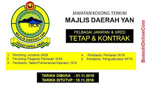 Pegawai sedang berkhidmat dalam perkhidmatan penolong pegawai penilaian adalah layak dipertimbang oleh pihak berkuasa melantik berkenaan untuk psl ke jawatan pegawai penilaian gred w41, tertakluk kepada kekosongan jawatan, apabila telah disahkan dalam perkhidmatan dan Jawatan Kosong Kerani Pembantu Jawatan Kosong Kerajaan Facebook