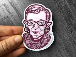 Notorious RBG Ruth Bader Ginsburg Portrait Sticker