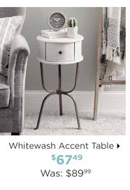 Do you have a console table, coffee table or end table that needs a little decorating style? Kirkland S Home Furniture Frenzy Save Up To 60 Off Milled