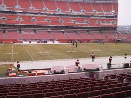 firstenergy stadium cleveland view from lower level 132a