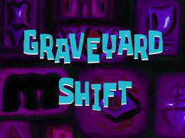 We did not find results for: Graveyard Shift Transcript Encyclopedia Spongebobia Fandom