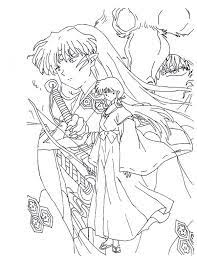 Kagome and inuyasha chibi coloring deviantart manga anime anime shows manga comics manga art. Inuyasha Super Coloring Pages Cute Coloring Pages Colouring Pages