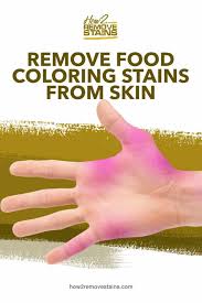 Your goal is to create a paste with the salt and lemon… you want it to be a good pasty consistency. How To Remove Food Coloring Stains From Skin Detailed Answer