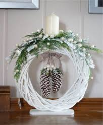 Winter Pinecone Table Wreath Christmas Wreaths Diy Christmas Decorations Christmas Diy