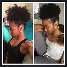 My Hair Progress Over One Month Of Protective Styles Natural Curls Natural Hair Styles Hair Styles