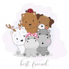 Cute Best Friend Cartoon Animals Friend Cartoon Best Friends Cartoon Cute Cartoon Wallpapers