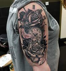 Rose And Pocket Watch Tattoo Watch Tattoos Rose And Pocket Watch Tattoo Pocket Watch Tattoos