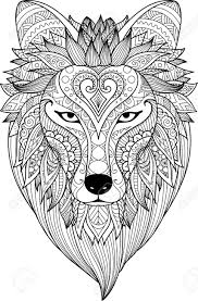 You can use our amazing online tool to color and edit the following wolf coloring pages for adults. Zendoodle Stylize Of Dire Wolf Face For Adult Coloring Book Page Royalty Free Cliparts Vectors And Stock Illustration Image 72204713