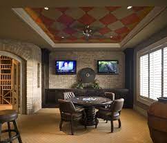 10 Must Have Items For The Ultimate Man Cave Dining Room Converted Man Cave Home Bar Traditional Dining Room