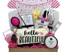 Birthday Gift Basket Ideas For Women Complete Birthday Gift Basket Box For Her Women Mom Aunt Sister Or Friend Unique Unique Birthday Gifts Birthday Ideas For Her Surprise Gift For Wife