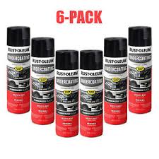 Car Rubberized Undercoating Spray Paint Black 15 Oz Rust Oleum Automotive 6 Pack 20066185985 Ebay