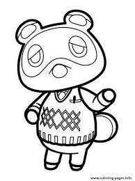 Download animal crossing coloring sheets for free. Tom Nook Animal Crossing Coloring Pages Printable
