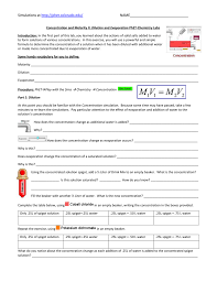 Then check molarity with the concentration meter. Online Dilution Lab