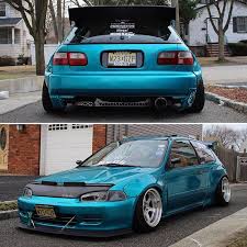 Double Tap Rocket Bunny Eg6 On Point Owner Sam Eh3 Tag Us To Be Featured Vtec S Honda Civic Hatchback Honda Civic Coupe Civic Hatchback