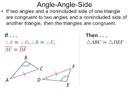 Essential understanding you can prove that two triangles are congruent without having to show that all corresponding parts are congruent. 4 3 Triangle Congruence By Asa And Aas You Can Prove That Two Triangles Are Congruent Without Having To Show That All Corresponding Parts Are Congruent Ppt Download