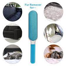 Lint Brush Pet Hair Remover Brush Dog Cat Fur Remover With Self Cleaning Base Efficient Double Sided Animal Pet Hair Removal Pet Hair Dog Hair Cleaning