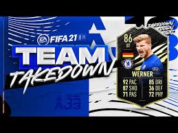 In the game fifa 21 his overall rating is 87. Fifa 21 Team Takedown Inform Timo Werner