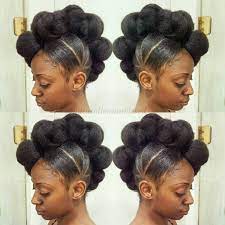 Updo hairstyles for black women are the most creative and inspirational hairstyles. 50 Updo Hairstyles For Black Women Ranging From Elegant To Eccentric Updo Hairstyles For Black Women Hair Styles Natural Hair Styles