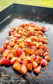 This portable griddle has everything you need to whip up a smorgasbord of eggs, crunchy hash browns, crispy bacon and fluffy pancakes all at the same time. Keto Grilled Radishes Made On The Blackstone Griddle Grill Low Carb Inspirations