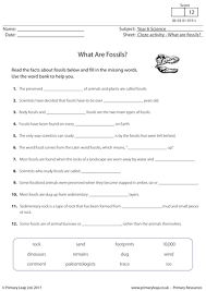 Being told to keep a secret) or abduction, abuse or harm by somebody known to the child such as a relative or family friend. Ks2 Science Worksheet What Are Fossils Teaching Resources