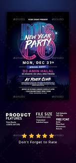 New Year Disco Party Party Flyer Party Poster Disco Party