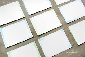 You can use one of the many handwriting and monogram books on the market to find interesting font. Make Personalized Note Cards And A Simple Watercolor Tutorial The Crazy Craft Lady
