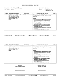 Untuk mendapatakan perangkat pembelajaran prakarya (pengolahan) kelas 9 ini secara. Kisi Kisi Ujian Praktik Pku Kelas 12 Tahun 2017