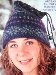 Alpine Ski Toque by Rita Garrity Knudson Knitting Pattern Leaflet 2001