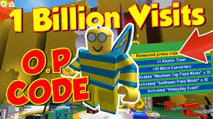 Get roblox codes and news as soon as we add it by following our pgg roblox twitter account! Hoops The Bee On Twitter Yay New Op Bee Swarm Simulator Code To Celebrate 1 Billion Roblox Visits Https T Co Kgw9hmkeus Congratulations Onettdev Roblox Beeswarmsimulator Https T Co Teejf2pmwo