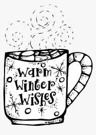 Find & download free graphic resources for black and white. Winter Clipart Black And White Melonheadz Warm Wishes December Clipart Black And White Hd Png Download Transparent Png Image Pngitem