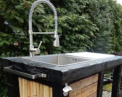 Spule Und Niederdruck Mischbatterie Mischbatterien Aussenkuche Grilltisch