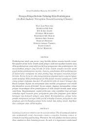 Aku tenggelam dengan kerinduanku terhadap bu anis. Http Journalarticle Ukm My 208 1 1 Pdf