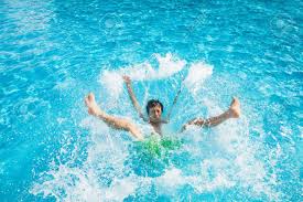 Man Falling And Splashing Into Water Pool Cool Pools Pool City