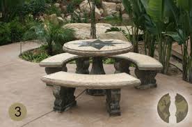 World Concrete Precast Cement Table Concrete Picnic Table