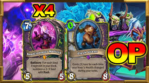 Warlock decks have always been very versatile due to a very strong hero power. 0 Mana 8 8 Sleeper Op X4 Soulciologist Malicia Warlock Scholomance Academy New Deck Hearthstone Hearthstone Decks