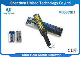 Small handheld metal detector security wand safety bars,portable battery powered adjustable sensitivity, sound vibration alarms,security scanner detects weapons,knives,screw. Security Inspection Portable Hand Held Metal Detector With Rechargeable Battery