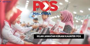 4634) is a postal delivery service in malaysia, with history dating back to early 1800s. Jawatan Kosong Terkini Kerani Kaunter Pos Malaysia Minima Spm Kekosongan Pengambilan Seluruh Negeri Di Buka Kerja Kosong Kerajaan Swasta