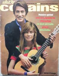 En compagnie de françoise hardy, jacques dutronc & thomas dutronc. Jacques Dutronc Jacques Dutronc And Francoise Hardy Francoise Hardy Salut Les Copains Magazine September 1967 Cover Photo France