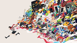Polygon, material design, abstract, 3d, digital art, artwork. Hd Wallpaper Illustration Art Cartoon Graphic Design Graphics Anime Wallpaper Flare
