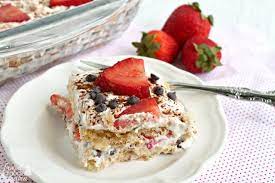 Sugar pinch of salt fruit evaporated milk. Carrie R On Twitter Sweet Summer Strawberries Two Classic Italian Desserts Come Together Perfectly In This No Bake Strawberry Cannoli Tiramisu Get The Recipe Now At Https T Co Heq6vezd2k Summertime Cannoli Dessertfirst Https T Co
