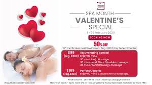 Spa Month Valentine S Special Offer 50 Off In 2020 Spa Trip Spa Shoulder Massage