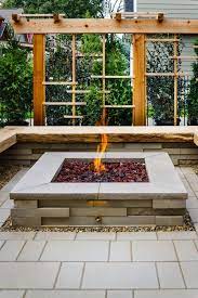 Looking For A Fire Pit Idea For This Landscape Project The Graphix Wall Units Were Used To Create Thi Outdoor Fire Pit Outdoor Fire Pit Designs Backyard Fire