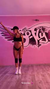 Stunning Arsenal Wag and Twerk Queen strips down to sports bra and knickers  as she shows off incredible dance routine 