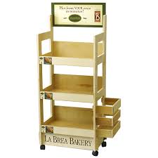 Beverage Pine Wood Bin Display Wooden Display Stand Wood Display Cardboard Display Stand