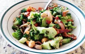 It's 2 of large green peppers, sliced. Quick Weeknight Meal Warm Chicken Broccoli Salad