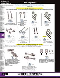 Discount Mid Usa Axles Adjusters And Spacers For Harley
